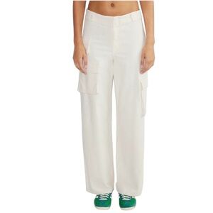 TNA Picture Cargo Pant high waist cotton blend stretch Sz 6 excellent condition